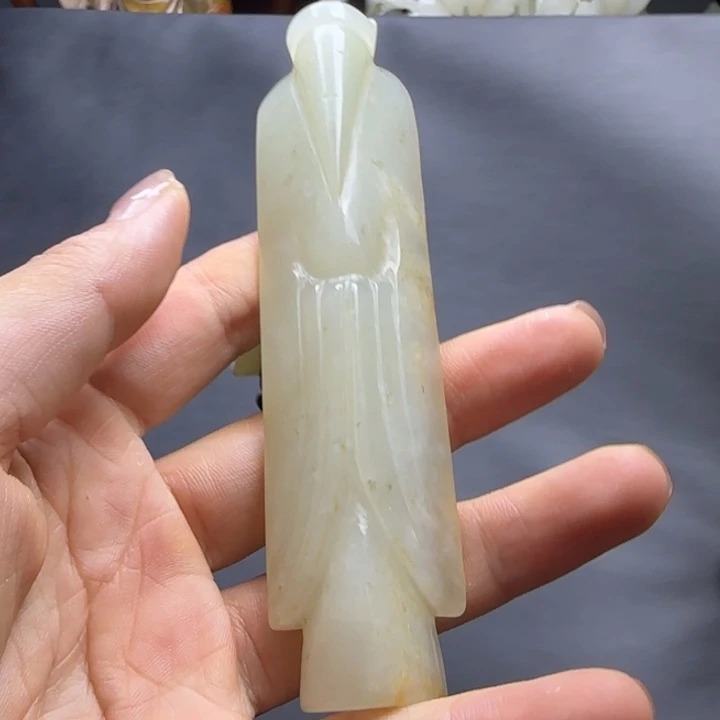 前***锦未镶嵌和田玉把件