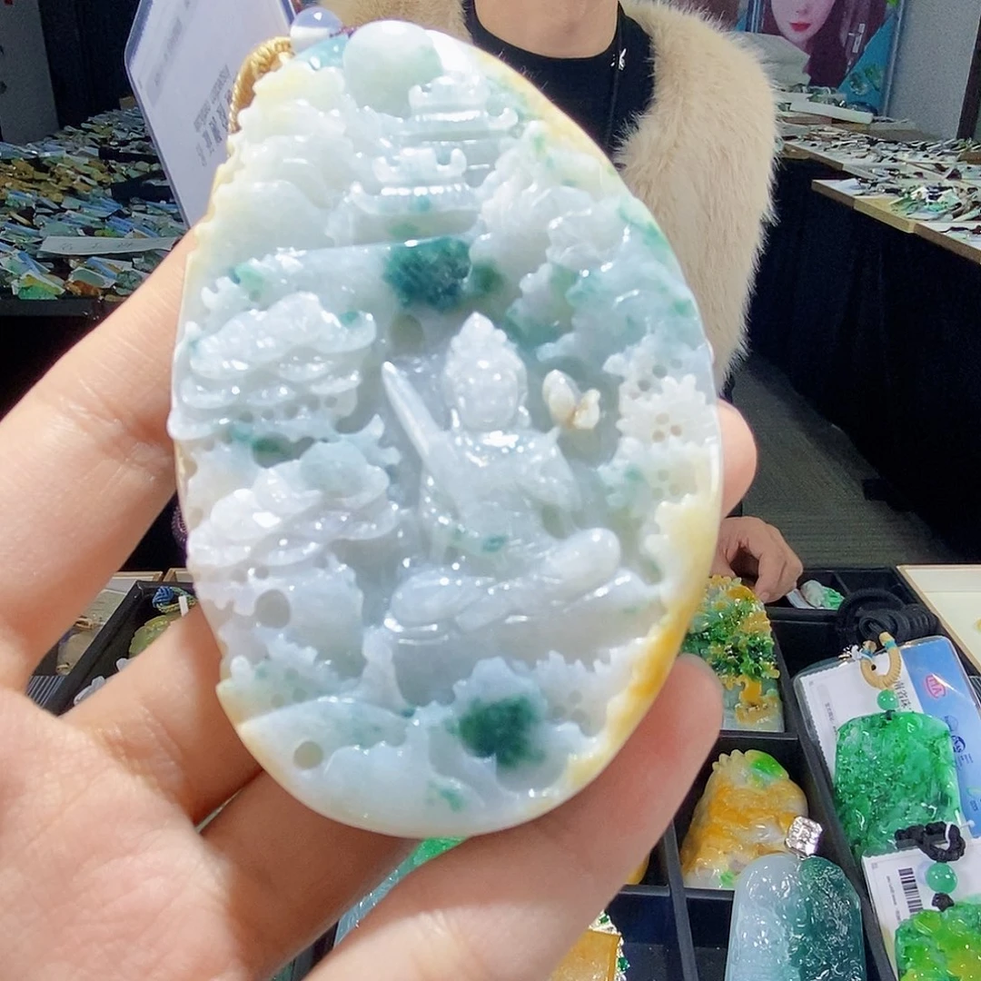 颈饰未镶嵌翡翠翡翠