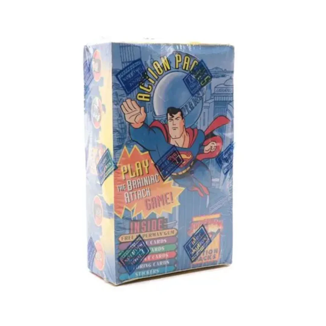 1996年SKYBOX《超人》卡通版本多配置 美漫DC系列super man收藏卡牌