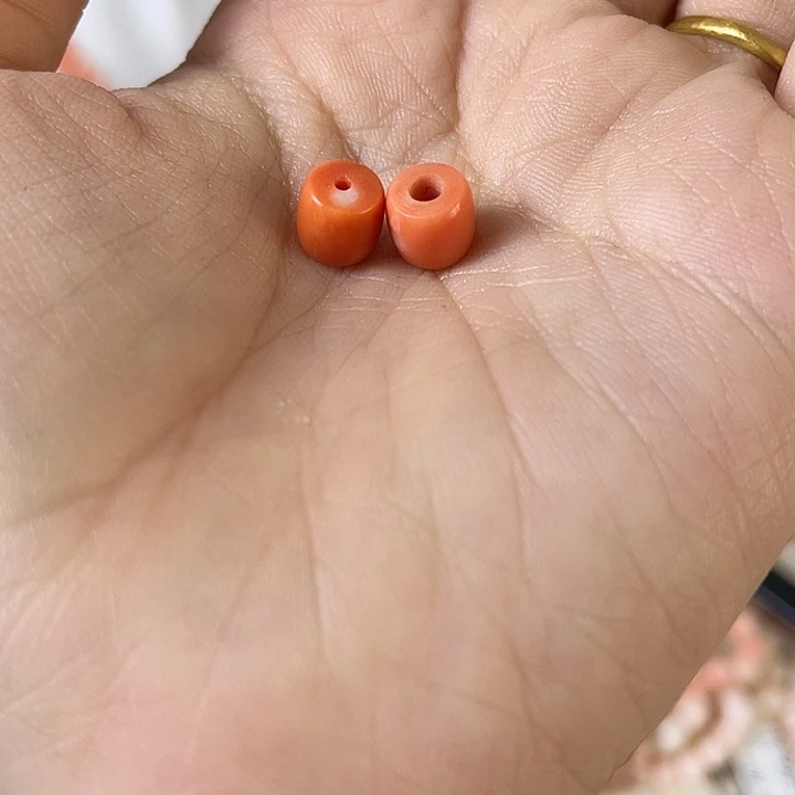 无铁合金用****5老莫鼓珠2颗 1.2g