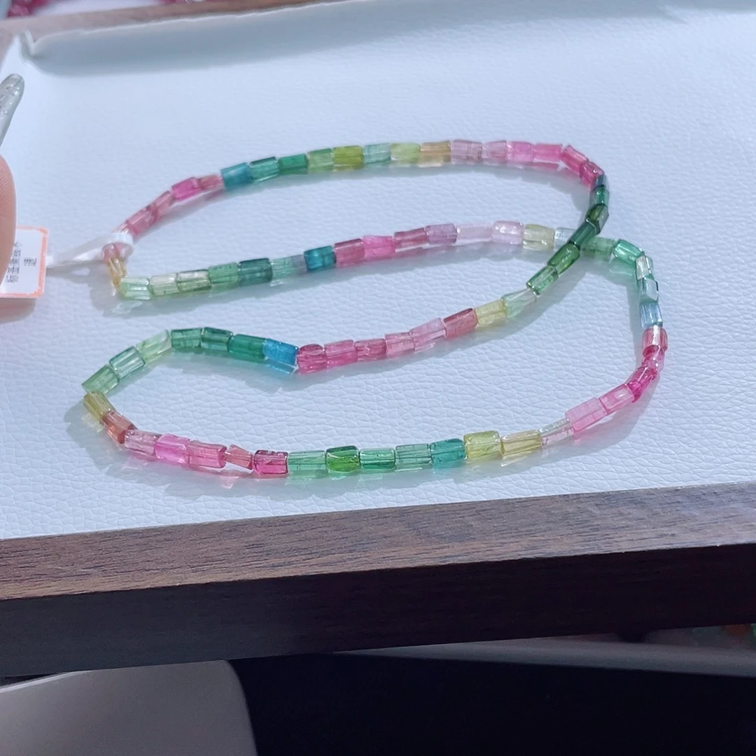 碧玺未镶嵌手链碧玺手链