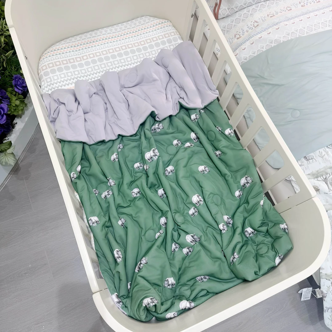 雅赞【婴儿夏被】新生儿幼儿双面亲肤柔软抑菌被子四季可用可机洗