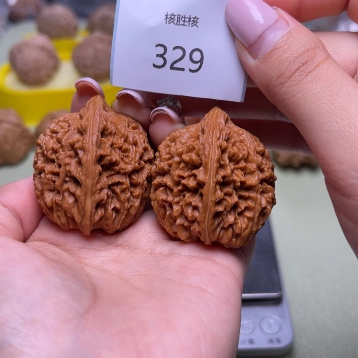 文玩核桃把件大蒜头36.329