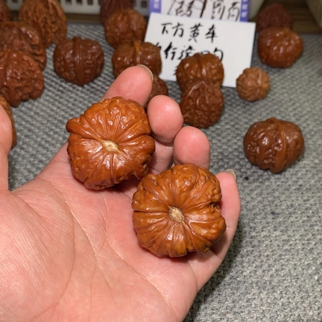 文玩核桃把件41南瓜墩