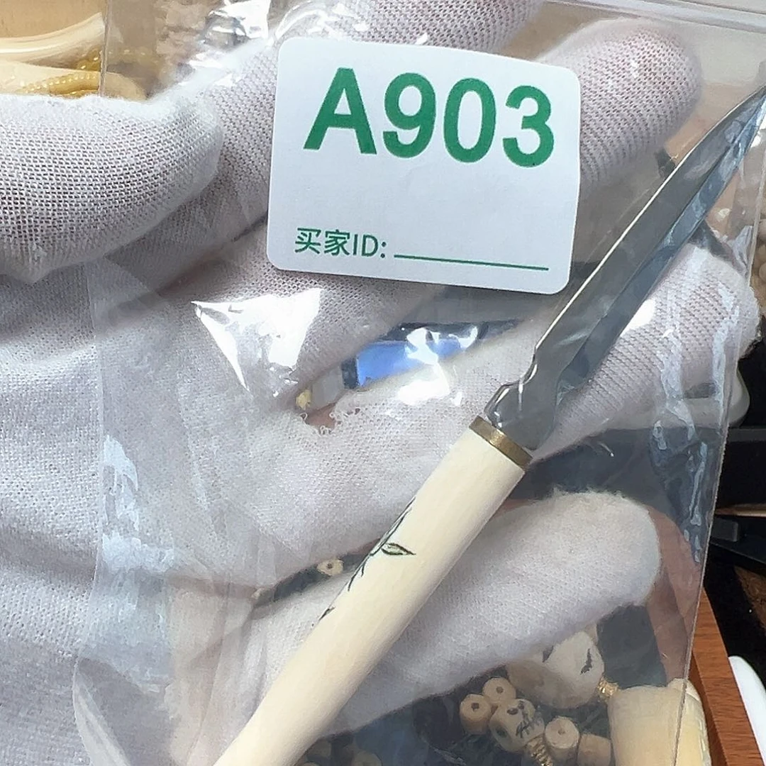 银S925天然猛犸象牙雕刻品