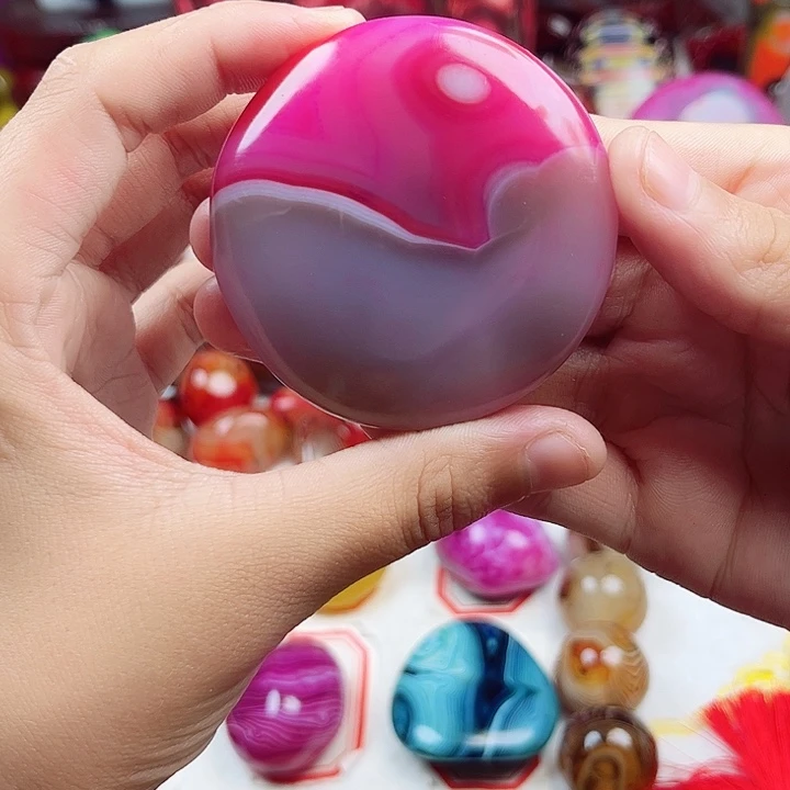 玛瑙/玉髓未镶嵌耳环