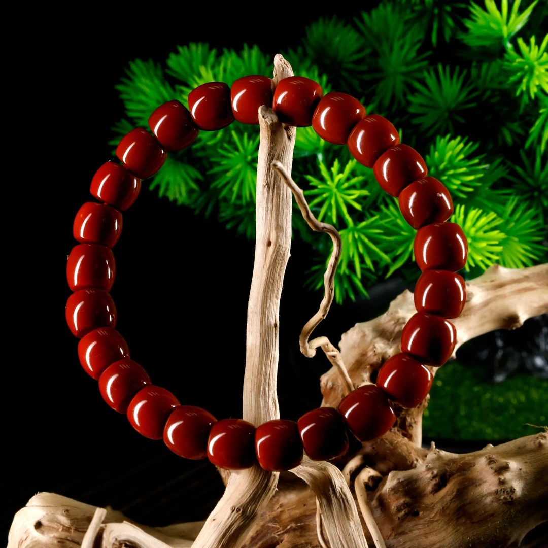 【梵阁】南红直切手串文玩配饰，多样性发货