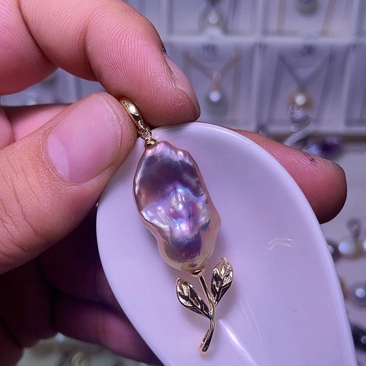 颈饰合金淡水珍珠79