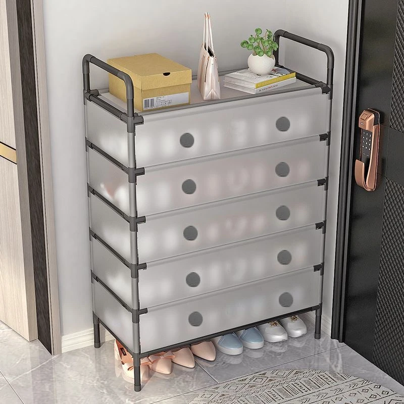简易鞋架子多层家用防尘加厚出租屋宿舍耐用鞋架子大容量收纳鞋柜