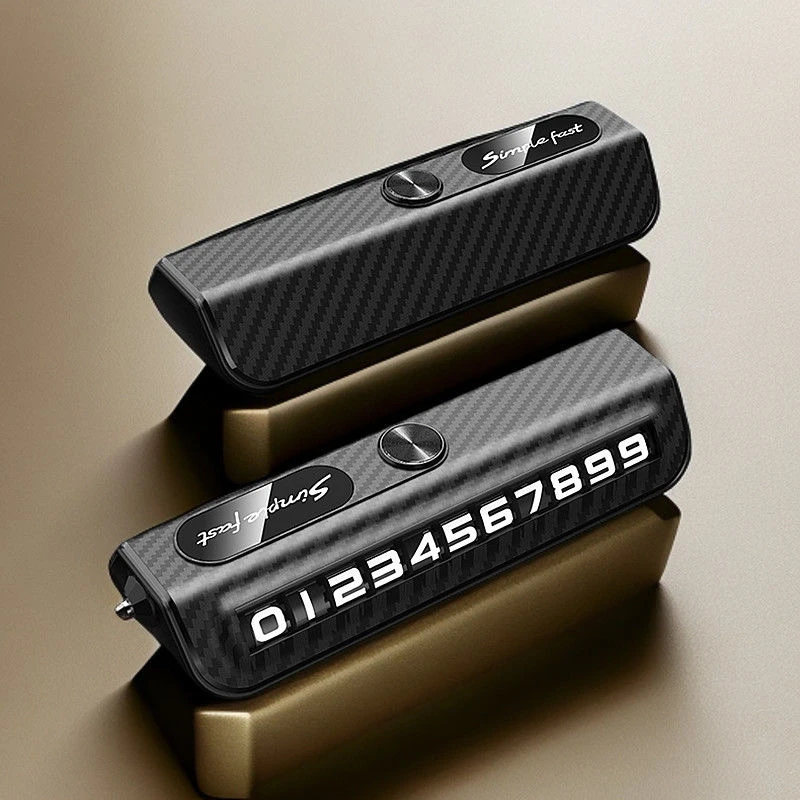 汽车应急破窗临时停车号码牌车载多功能挪车电话牌车内安全锤摆件