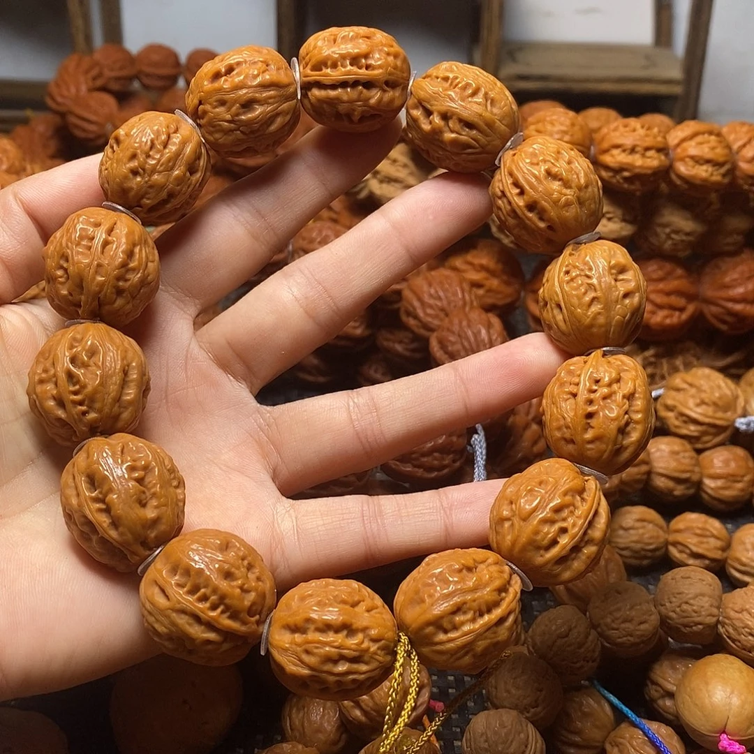 孤***生手串文玩核桃粗筋手串