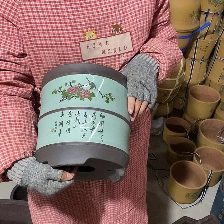 紫砂花盆紫砂花盆