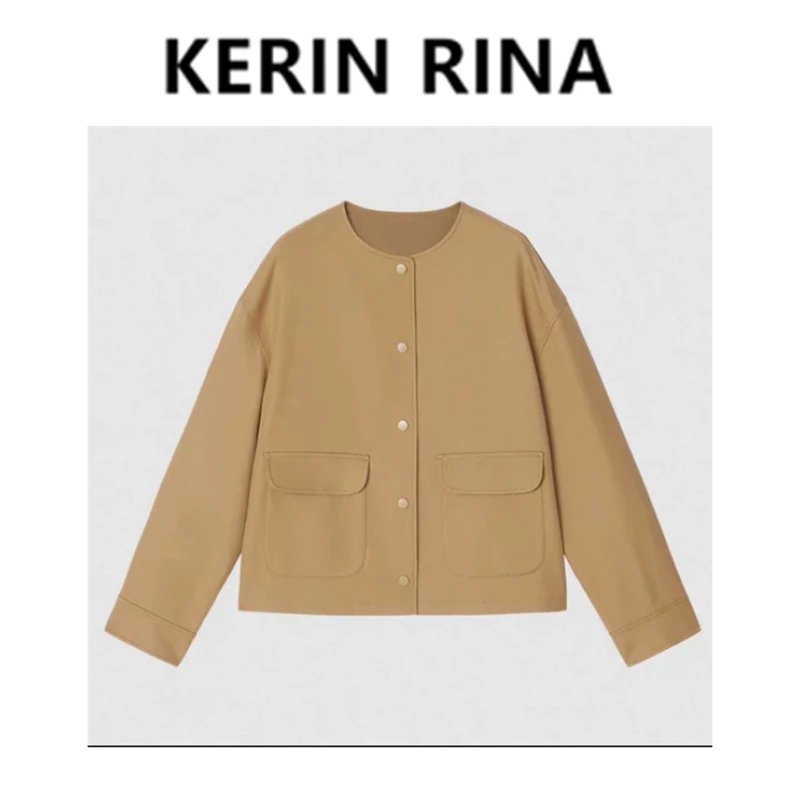 Kerin {双面布}--he品牌订单线25早秋新款全棉外套