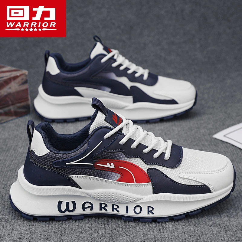 回力男鞋2025夏季新款透气网面百搭休闲运动鞋厚底防滑阿甘老爹鞋
