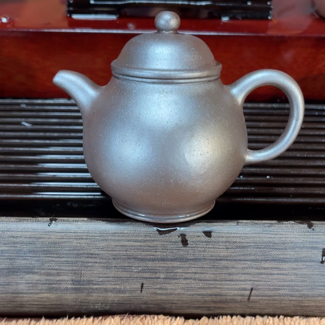 茶壶紫砂高端150cc紫泥高温潘壶