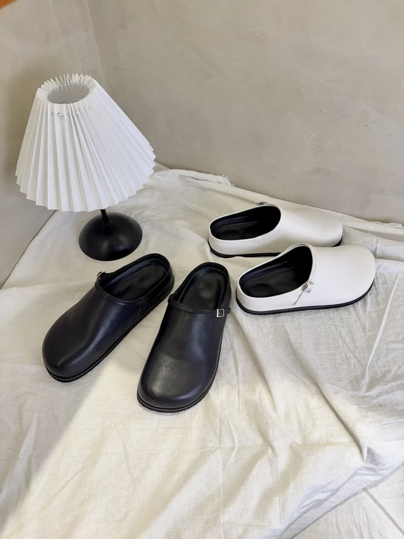 【ZUOZUO】春夏厚底纯色真皮勃肯鞋  8009A