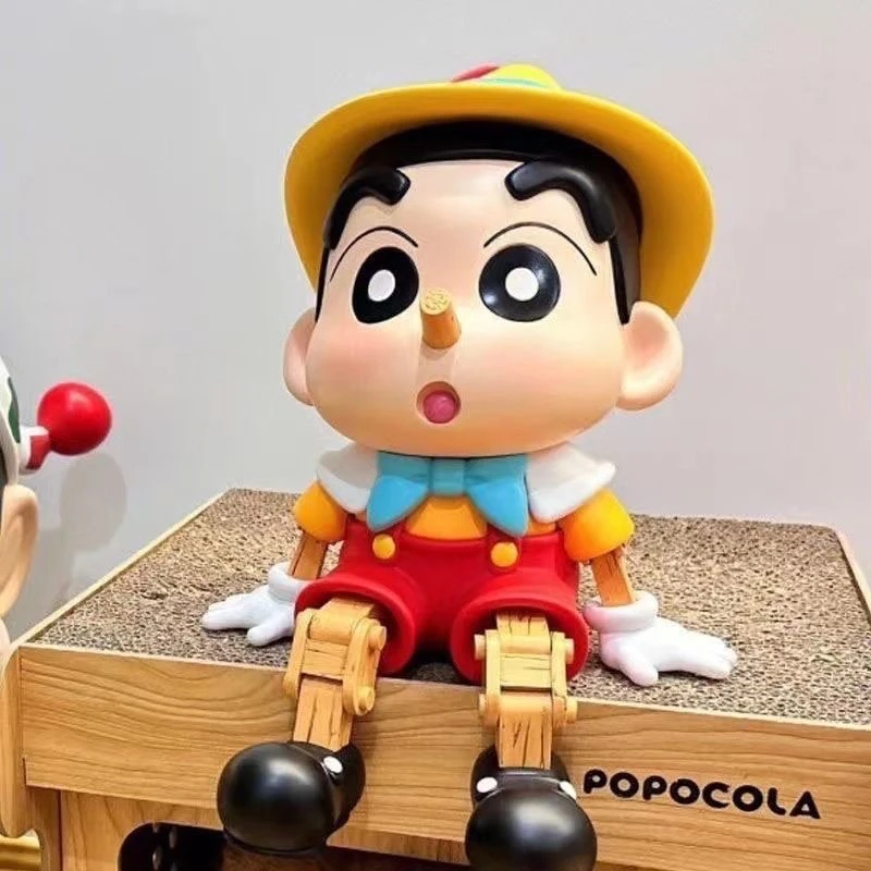 木偶匹诺曹蜡笔小新摆件家具_摆件_饰品_塑料_PVC_装饰野原新之助