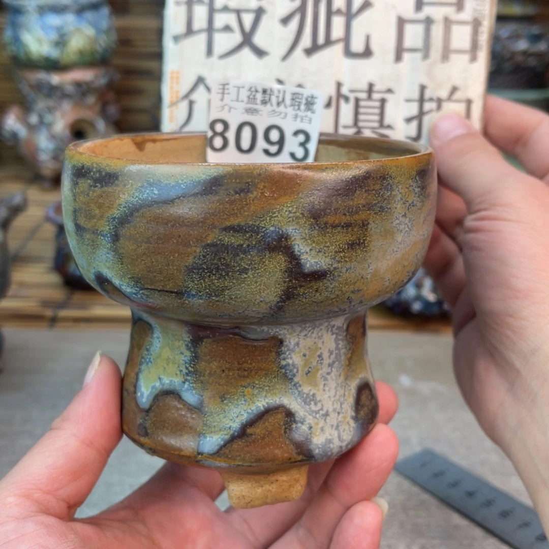 手工花盆默认瑕疵完美者勿拍