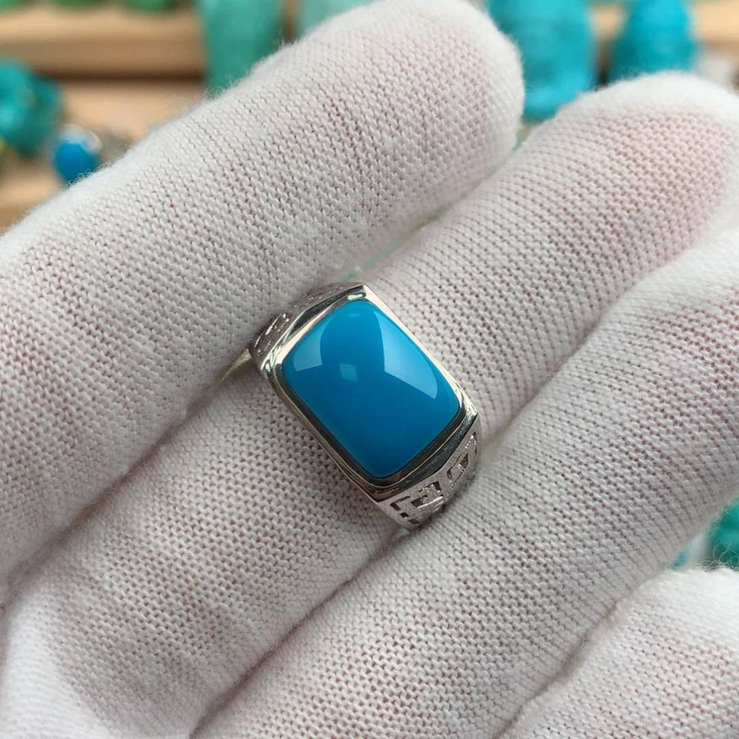 绿松石配饰银S925镶嵌