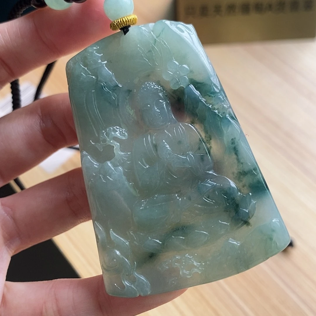 【闪购商品】颈饰未镶嵌翡翠天然缅甸A货翡翠