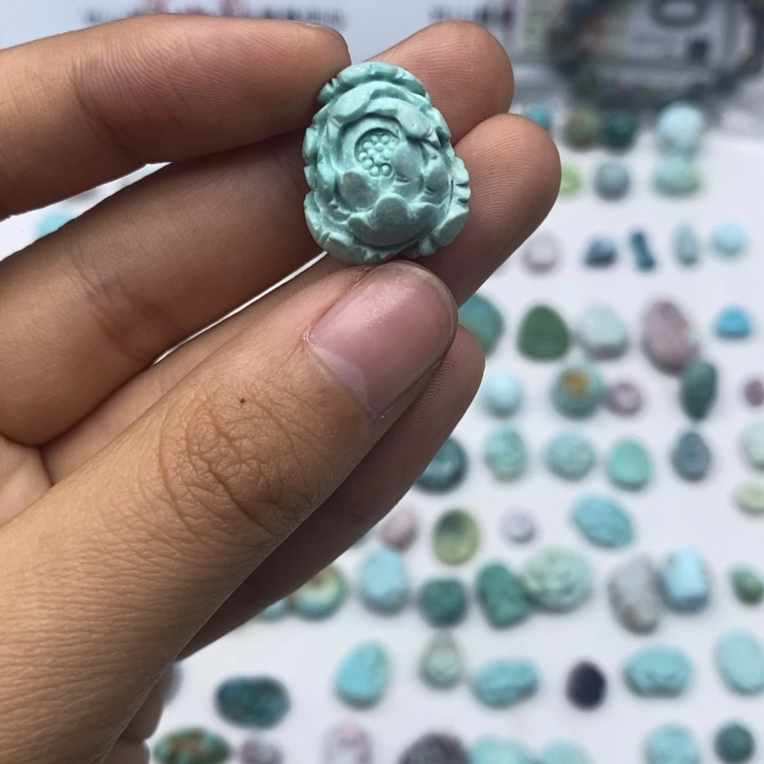 绿松石未镶嵌配饰