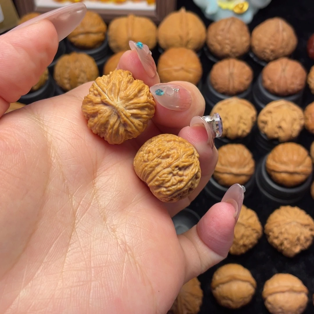 吊坠文玩核桃22号莲花磨盘