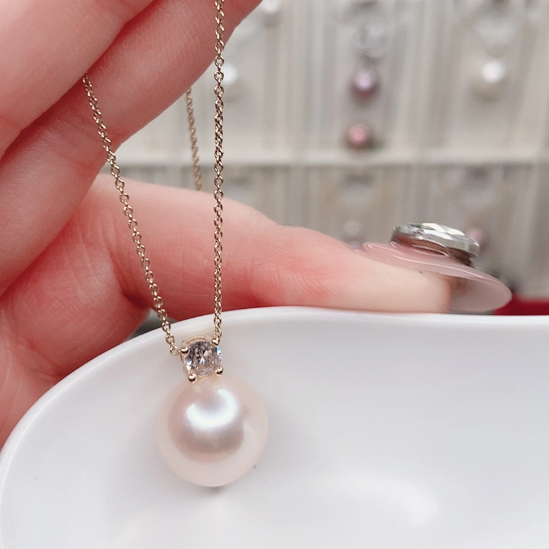 淡水珍珠吊坠(赠链)合金