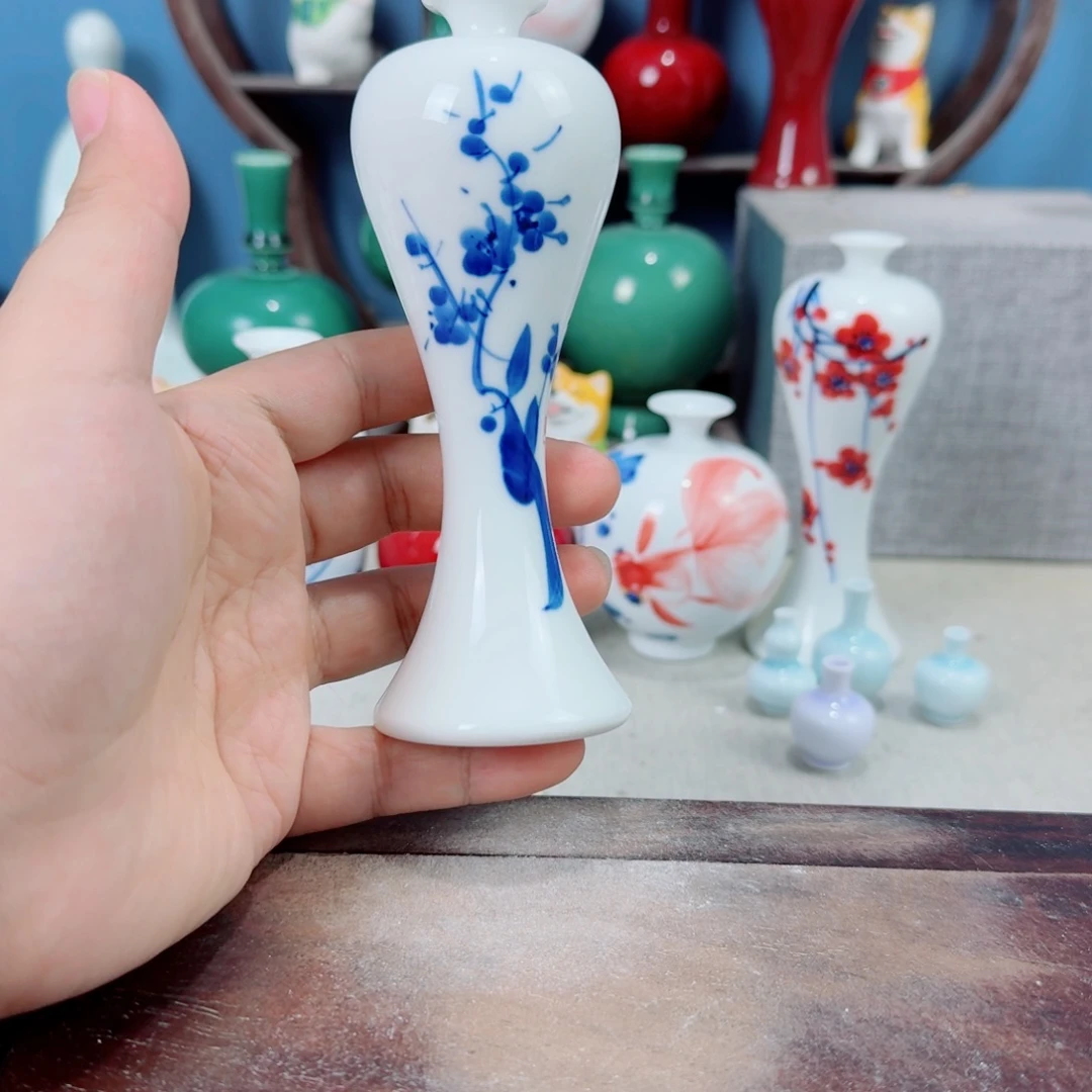 陶瓷手工小花器摆件