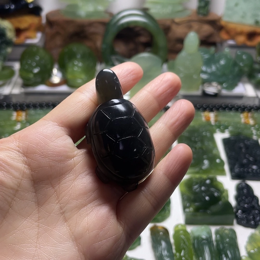 未镶嵌蛇纹石玉手把