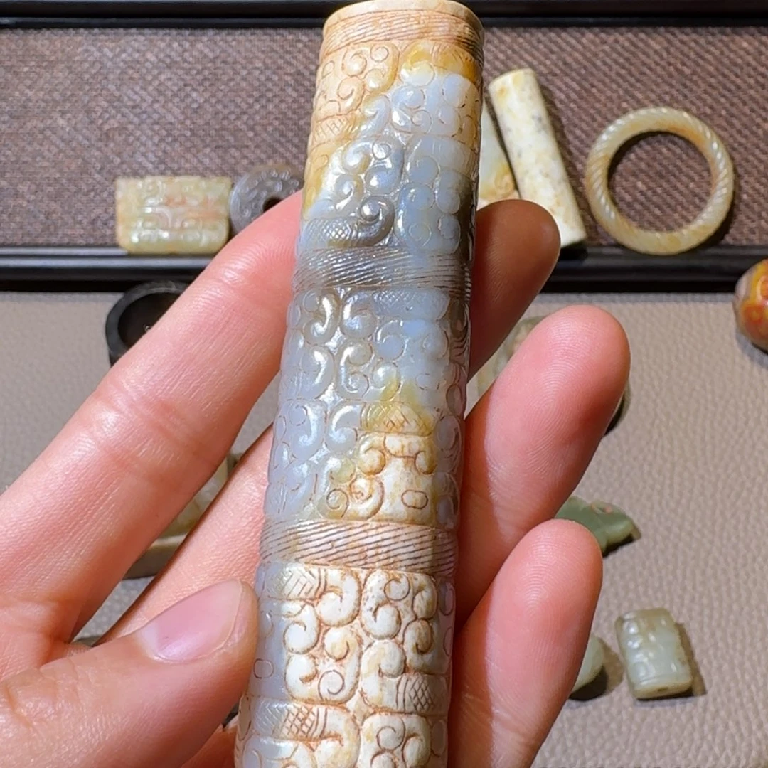 和田玉挂件未镶嵌太*