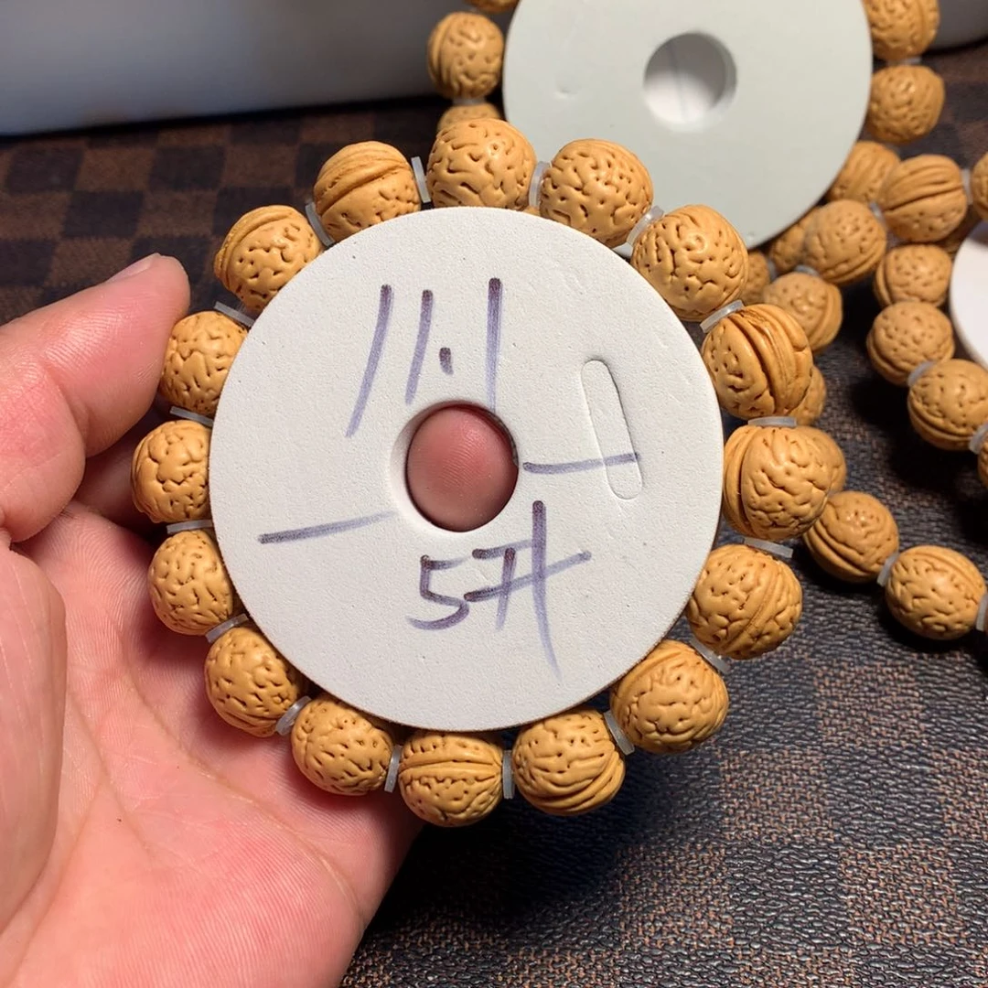 桃核手串5号健健康康