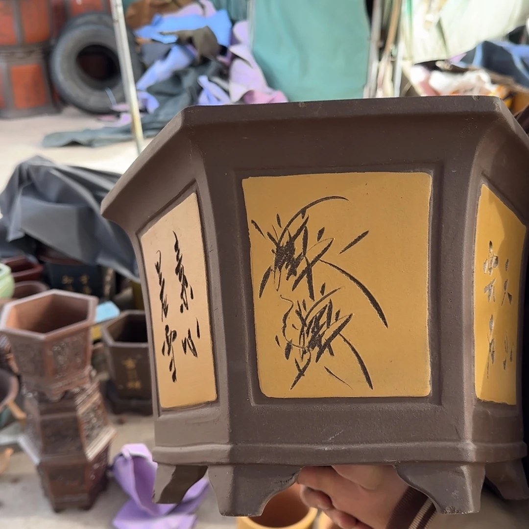 花盆紫砂口径33.21口径