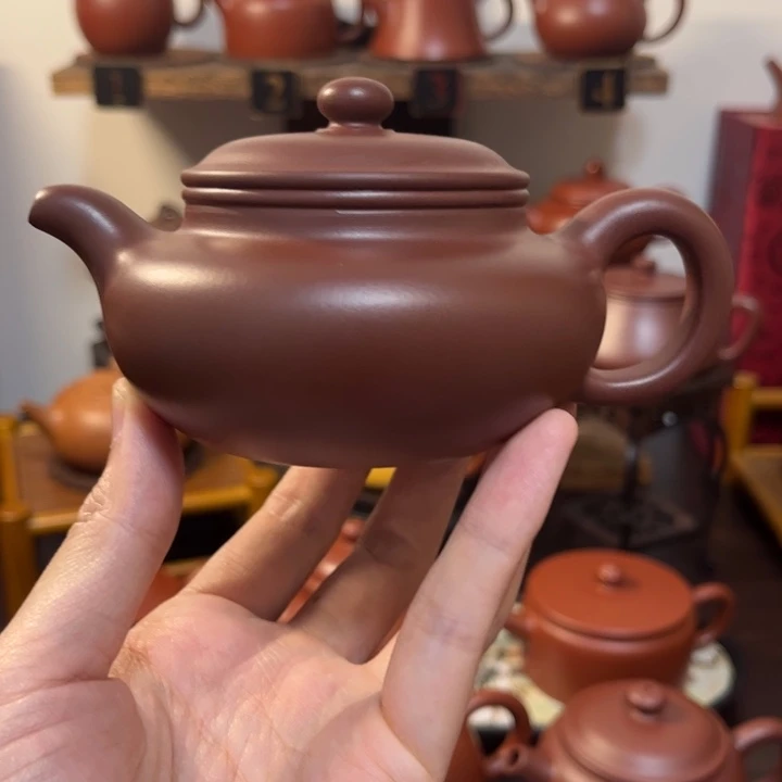 茶壶紫砂仿古壶紫泥180cc