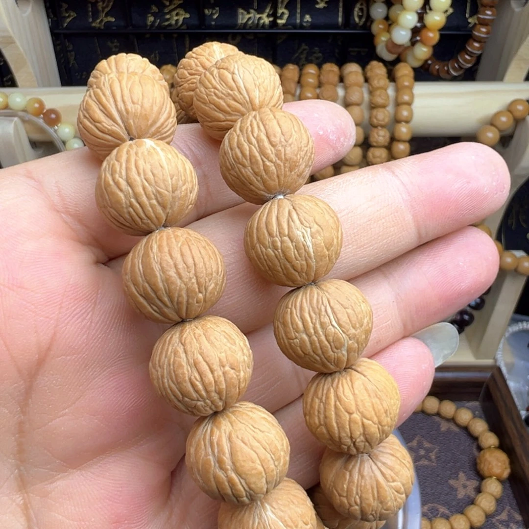 猴头核桃手串凤羽福利