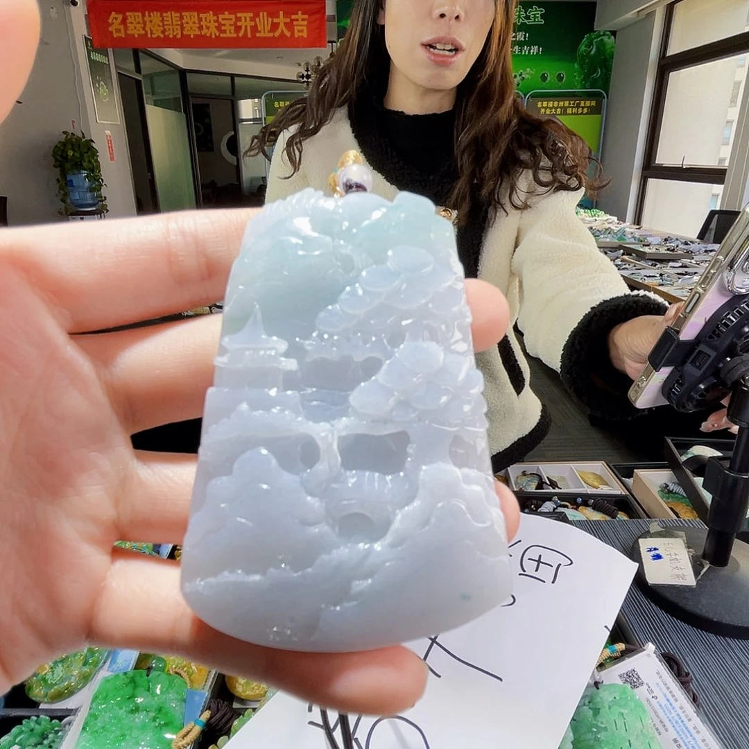 颈饰未镶嵌翡翠翡翠