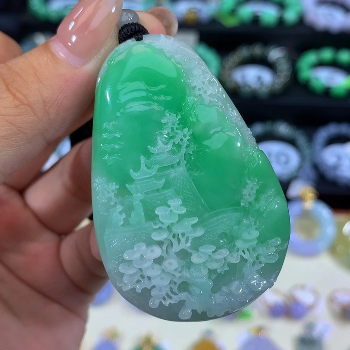 未镶嵌手链翡翠翡翠