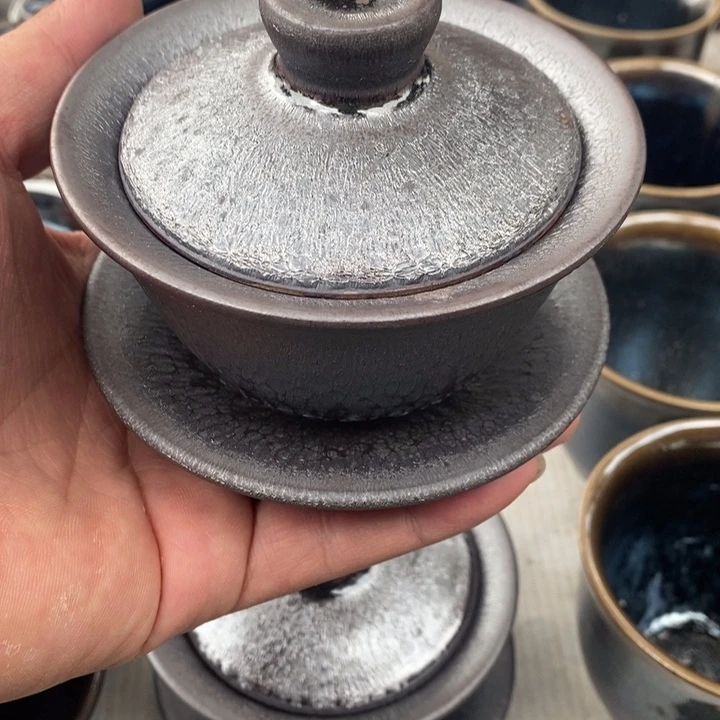 茶盏同*盏心茶器放漏了