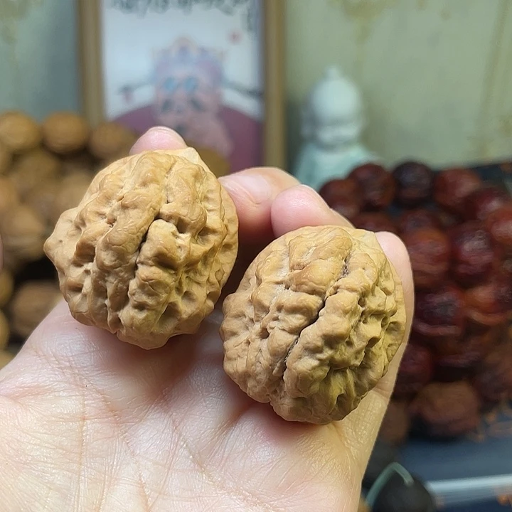 把件文玩核桃34山羊王38