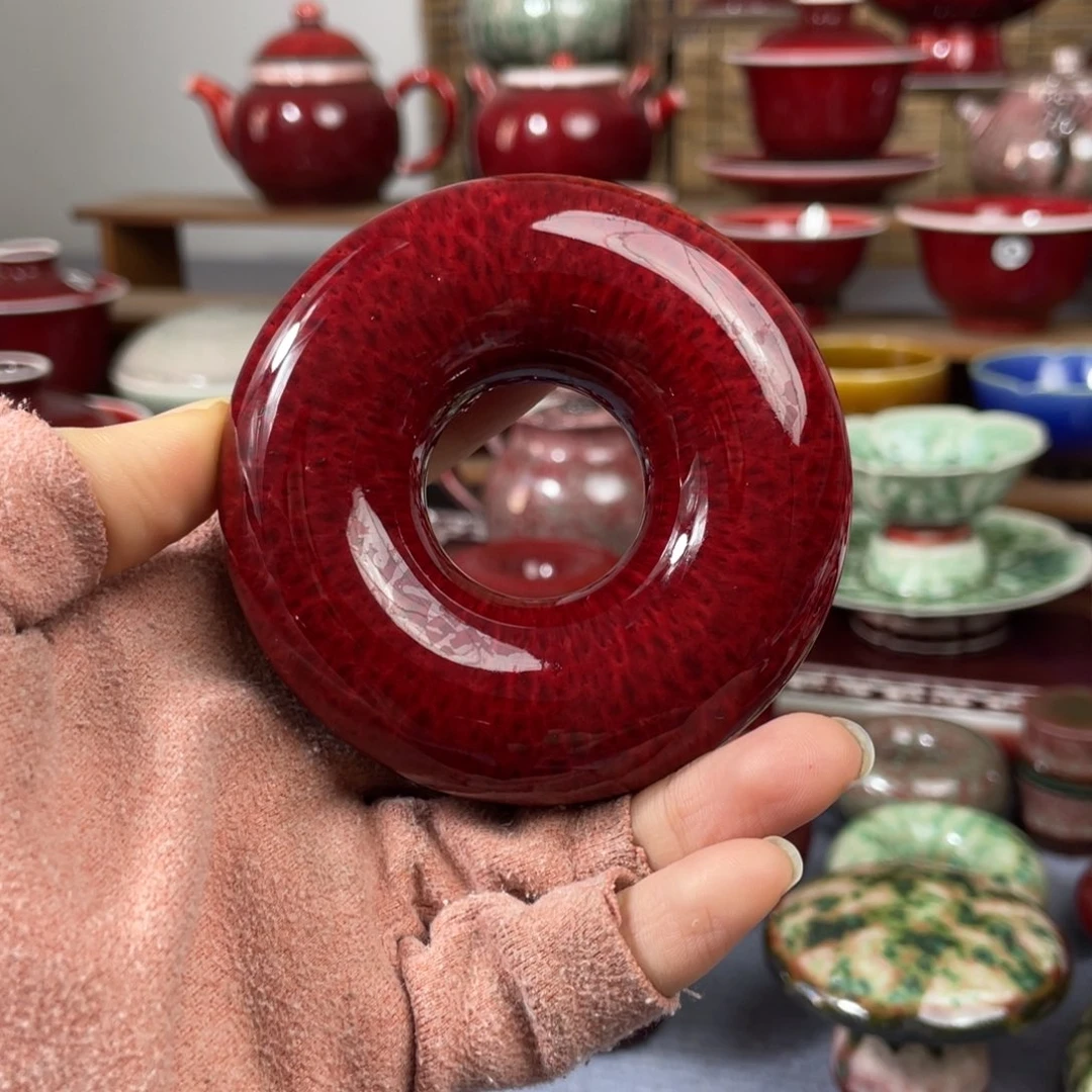 景德镇原矿陶瓷 福利款甜甜圈盖置