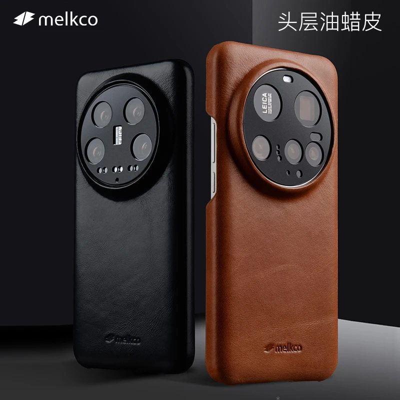 Melkco适用小米15Ultra手机壳真皮保护14ultra复古高档13u保护套