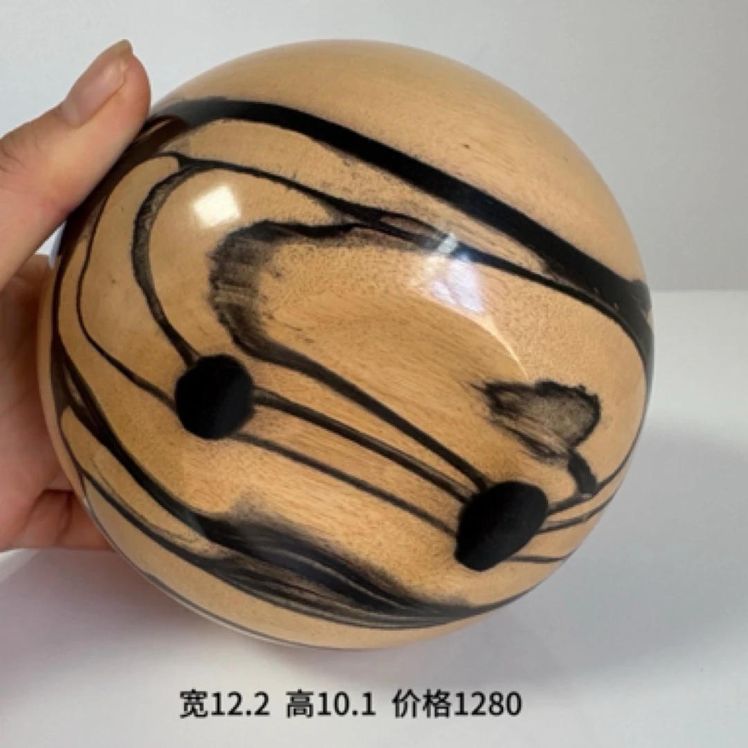 黑白檀茶叶罐 12.2*10.1