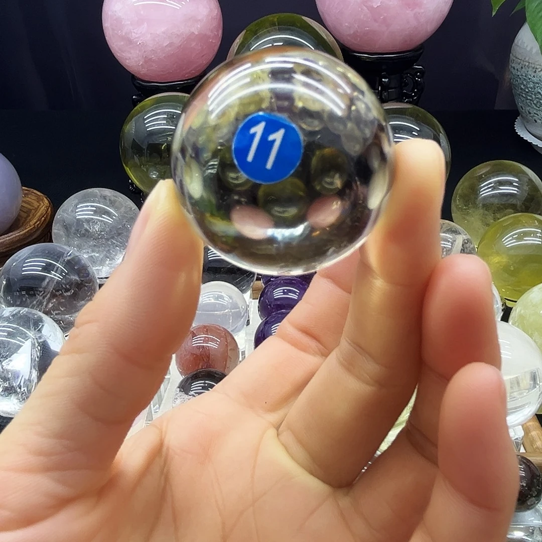 水晶未镶嵌珠宝半成品3.9公分