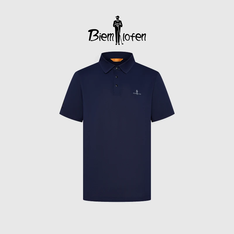 【吸湿速干】比音勒芬夏季新款男士商务休闲净色短袖翻领polo衫