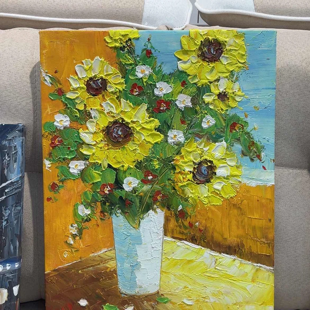 【闪购商品】油画手绘30×40含框油画