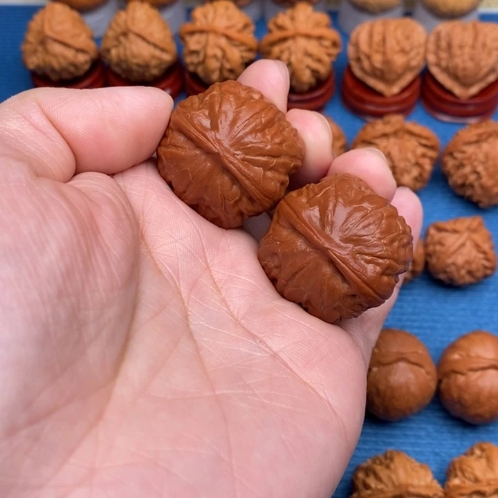 把件文玩核桃方墩