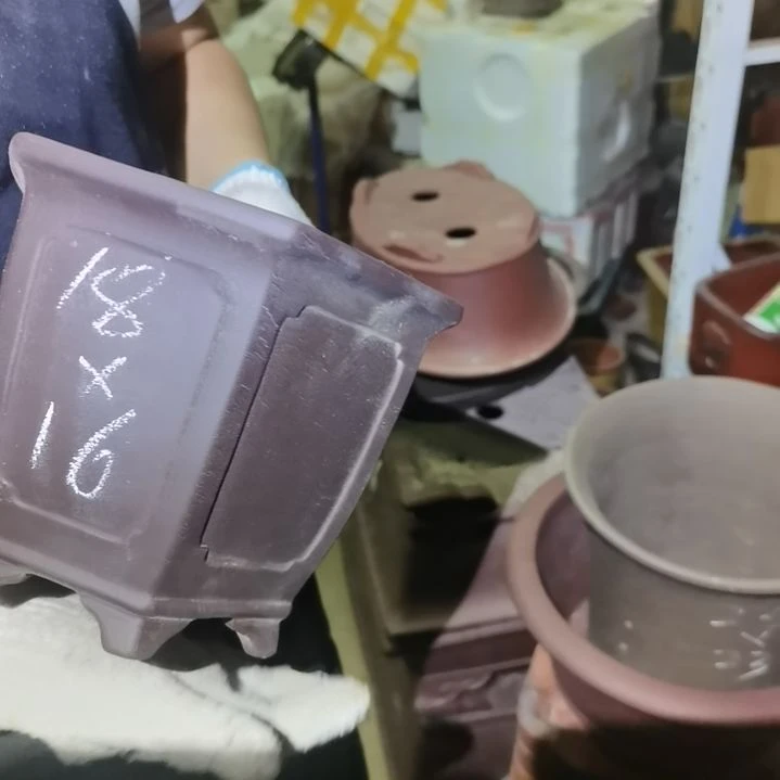 紫砂花盆紫砂花盆放漏大促销