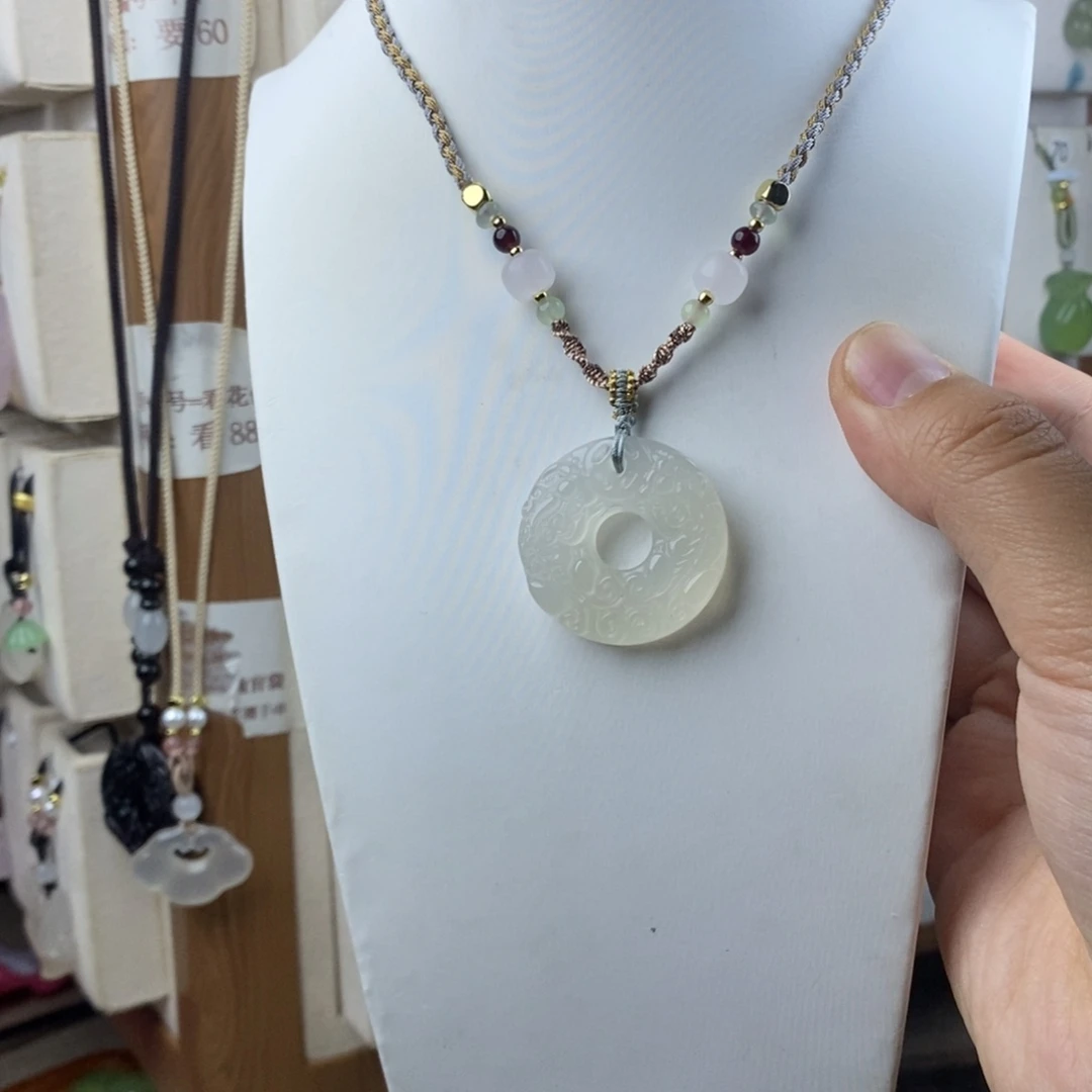 玛瑙/玉髓合金颈饰