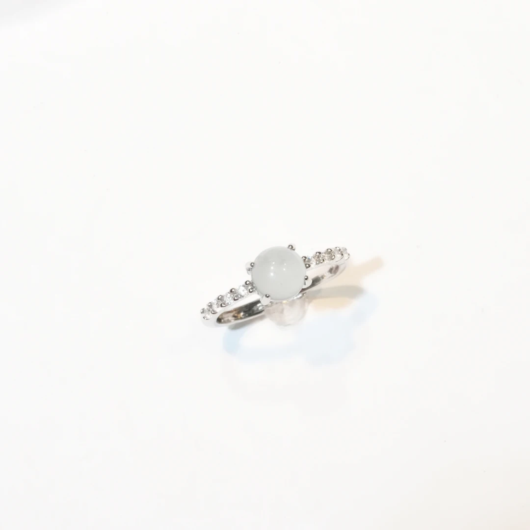 翡翠戒指天然A货翡翠蛋面戒指 多样性发货1