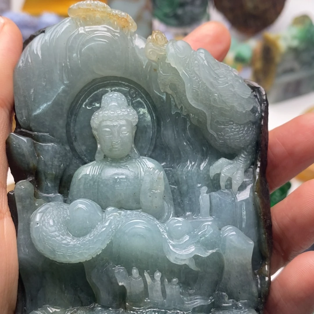 定制翡翠未镶嵌天然翡翠A货
