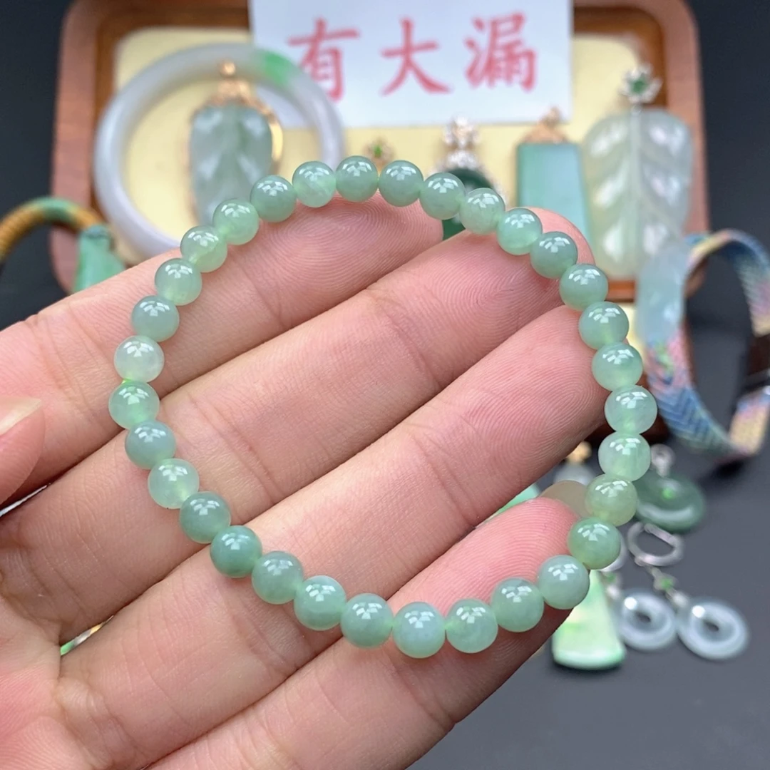 翡翠未镶嵌手链珠